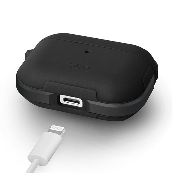 Uniq Valencia AirPods Pro Case Black/Midnight Black Antimicrobial