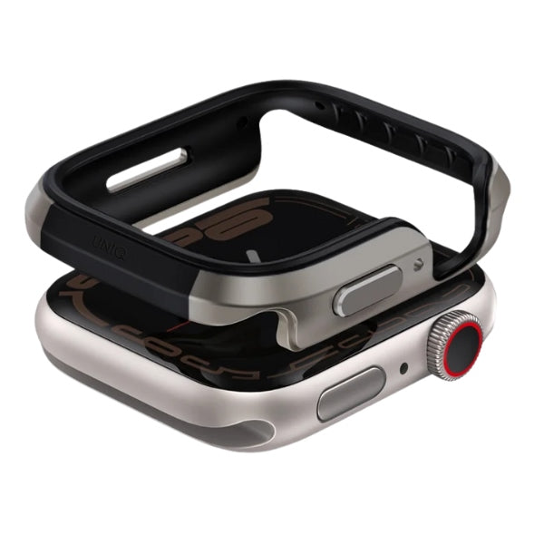 Uniq case Valencia Apple Watch Series 46mm silver/titanium silver