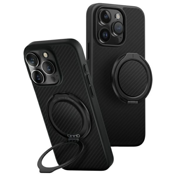 Uniq Keva Air iPhone 16 Pro 6.3" Magclick Charging Case Black/Carbon Black