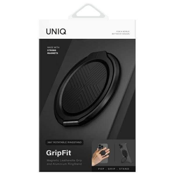 Uniq Gripfit 360 Magnetic Mount&amp;Kickstand Magnetic Holder black/midnight black