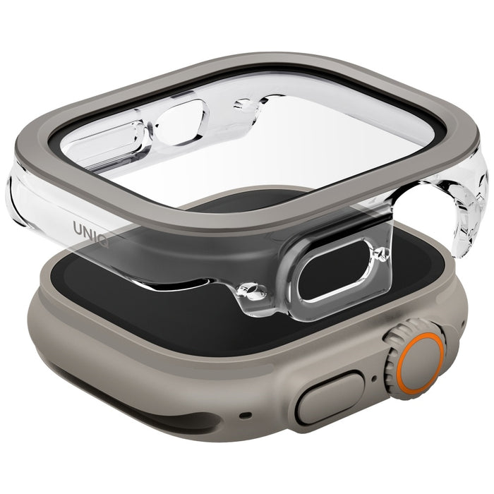 Uniq Voute case with tempered glass for Apple Watch Ultra 49 mm - silver