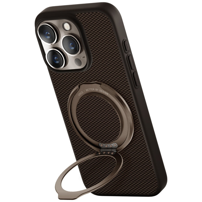 Uniq Keva Air Magclick Charging GripFit Case for iPhone 16 Pro - Brown