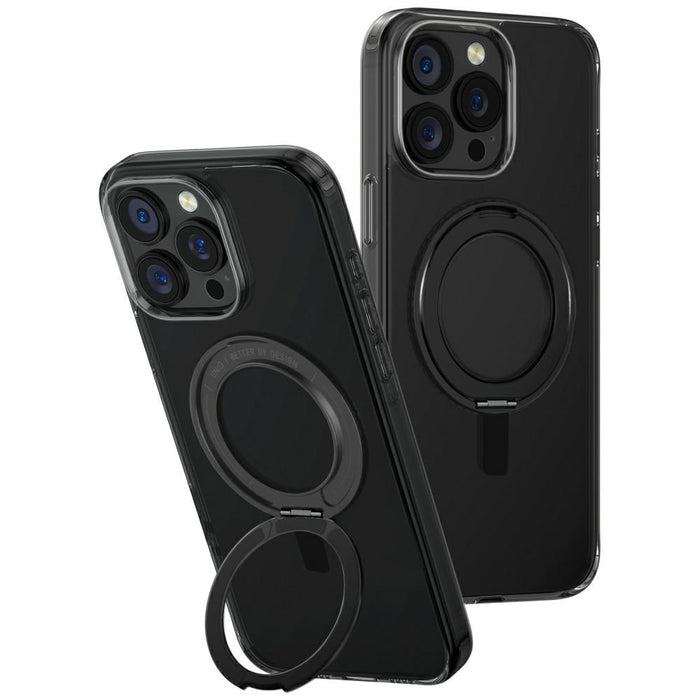 Uniq Swivix 360 Rotating Kickstand Case for iPhone 16 Pro Max - Black