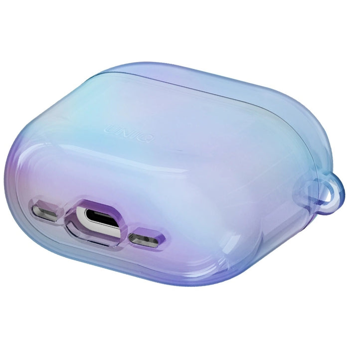 Uniq Iridescia case for AirPods 4 Hang Case - holo blue
