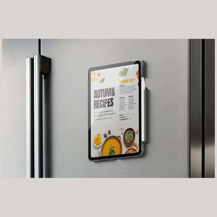 Uniq SnapMount Self-Adhesive Magnetic Holder - Orange and Black