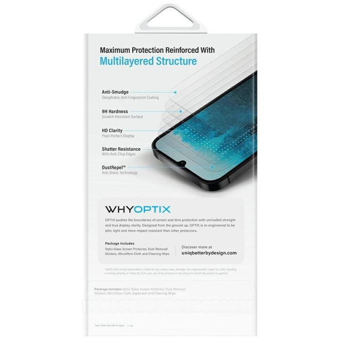 Uniq Optix Privacy tempered glass for Samsung Galaxy Z Flip 7