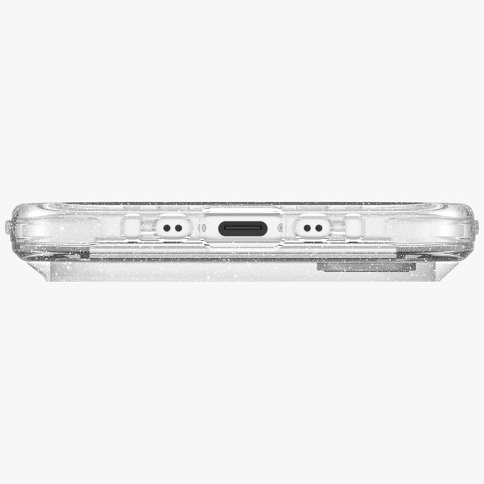 Uniq LifePro Xtreme Magclick Charging Case for iPhone 17 Air - Transparent-Glitter