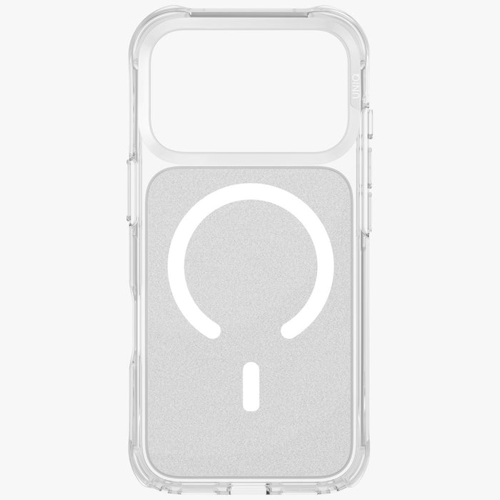 Uniq LifePro Xtreme Magclick Charging Case for iPhone 17 Pro - Clear-Glitter