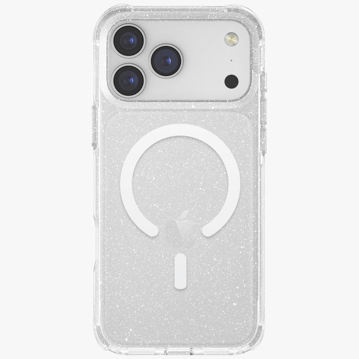 Uniq LifePro Xtreme Magclick Charging Case for iPhone 17 Pro Max - Clear-Glitter