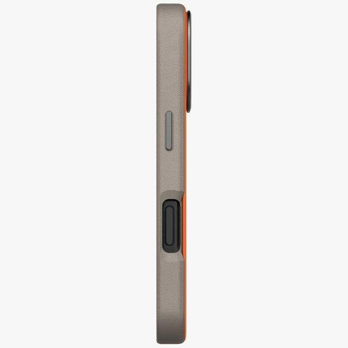 Uniq Lyden DS Case for iPhone 17 Pro Magclick Charging - Orange-Gray