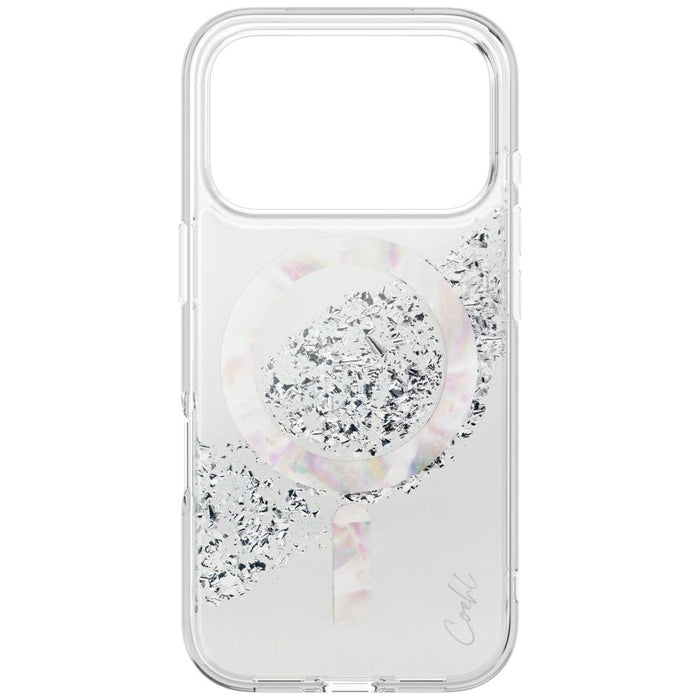 Uniq Coehl Crystelle case for iPhone 17 Pro Max Magnetic Charging - silver