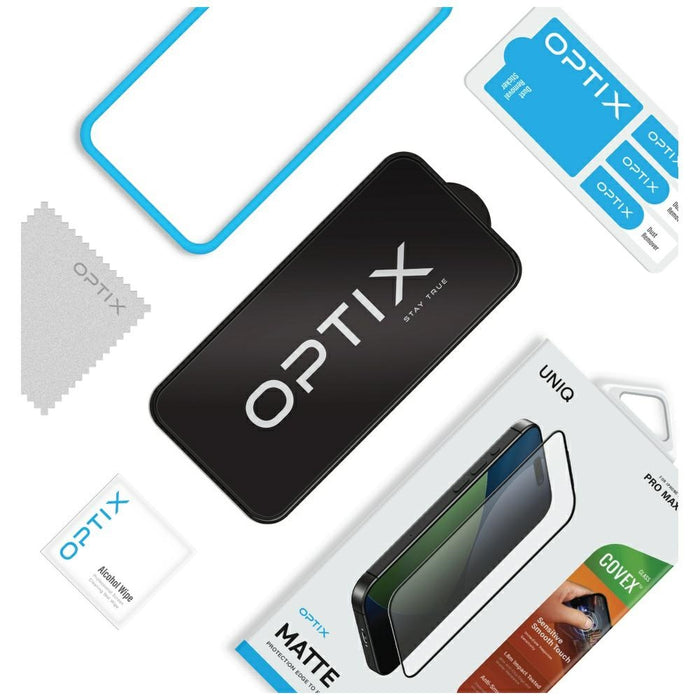 Uniq Optix Matte tempered glass for iPhone Air - matte