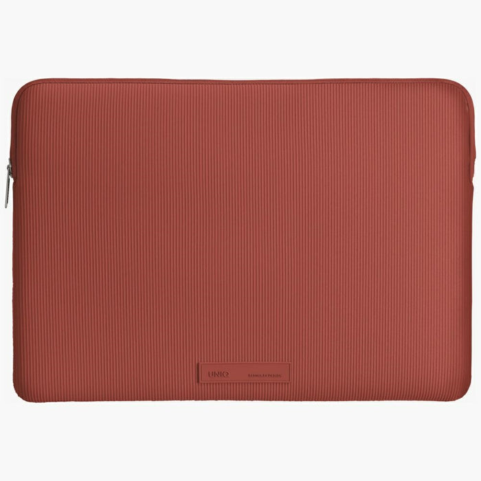 Uniq Cyprus Ridge Edition Laptop Sleeve for a 14" water-resistant neoprene laptop - red