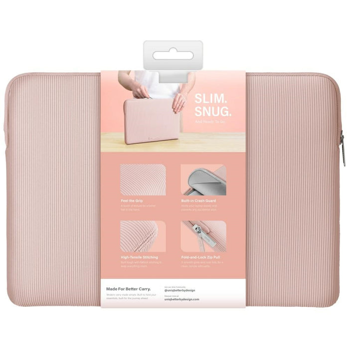 Uniq Cyprus Ridge Edition Laptop Sleeve for 14&quot; laptops, water-resistant neoprene, pink