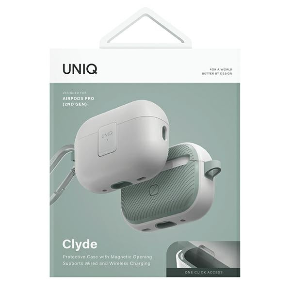 Uniq Clyde Lock Case AirPods Pro 2 - White and Green
