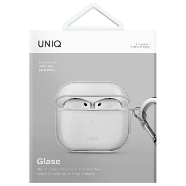 Uniq Glase AirPods 4 Case - Transparent