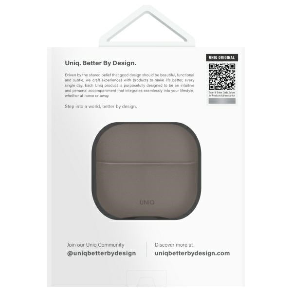 Uniq Lyden DS AirPods 4 Case - Gray
