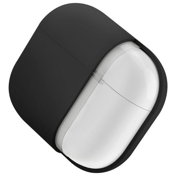 Uniq Nexo AirPods 4 + Ear Hooks Silicone case - black