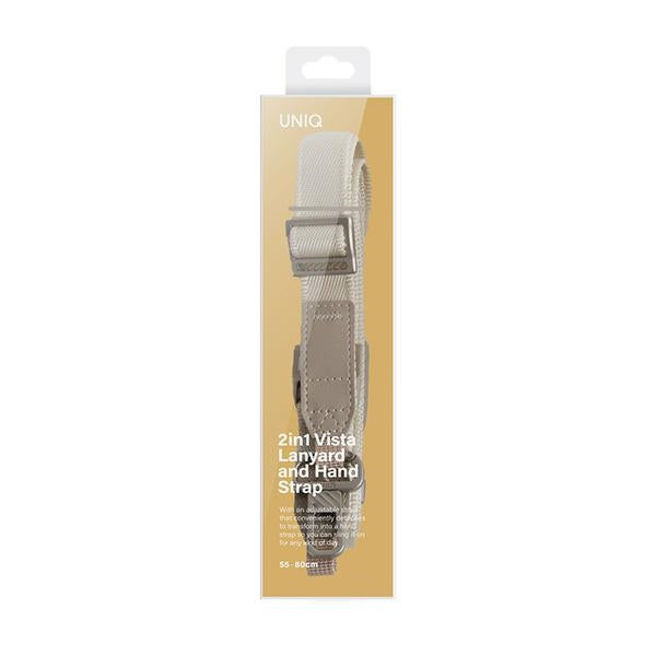 Uniq Vista 2-in-1 phone lanyard - beige