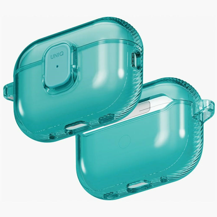 Uniq Glase Pro Case for AirPods Pro 3 Lock Case - Transparent Blue