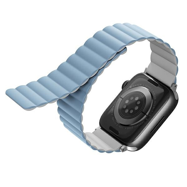 Uniq Revix Magnetic Strap for Apple Watch 38/40/41 mm - Blue and White