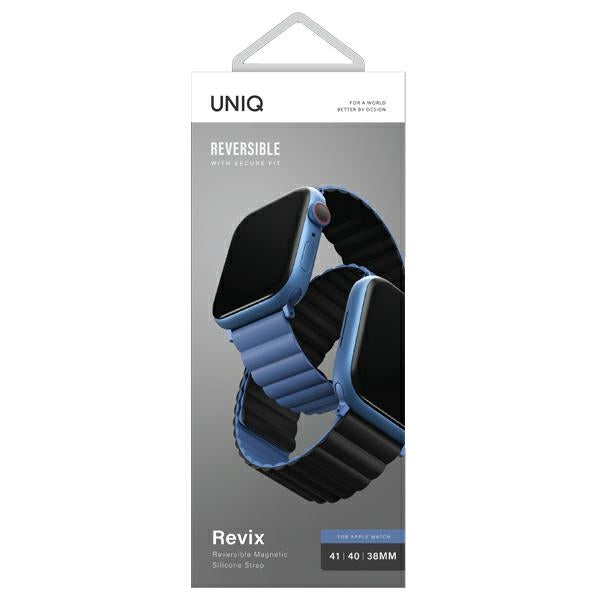 Uniq Revix Magnetic Strap for Apple Watch 38/40/41 mm - Blue-Black