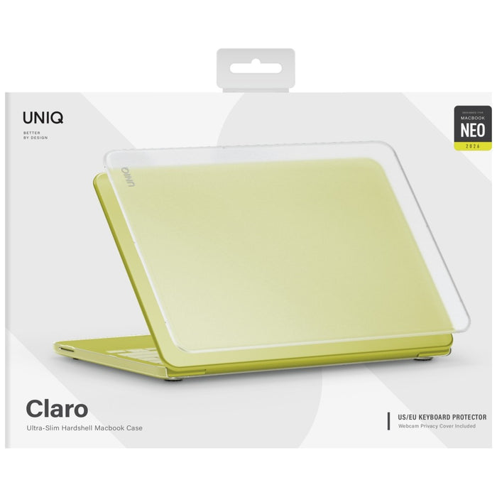 Uniq Claro Case for MacBook Neo - Transparent