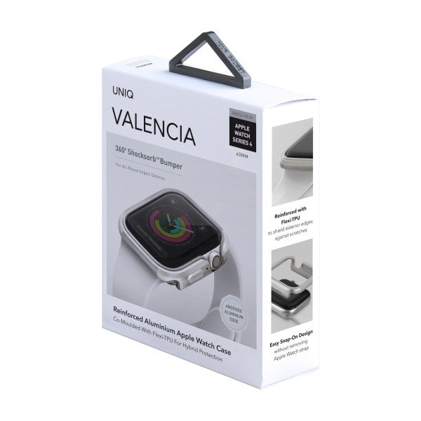 Uniq Valencia case for Apple Watch 4 / 5 / 6 / SE 40mm - silver