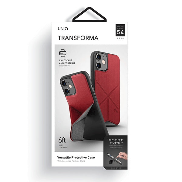 Uniq Transforma case for iPhone 12 mini - red