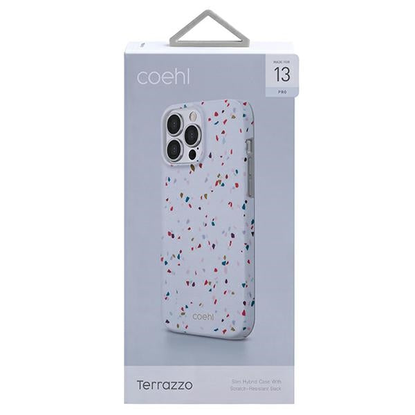 Uniq Coehl Terrazzo case for iPhone 13 Pro / iPhone 13 - white