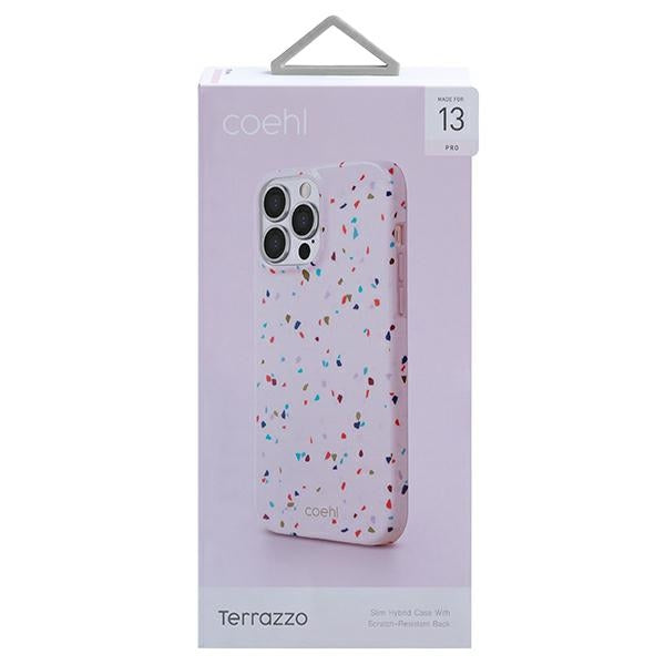 Uniq Coehl Terrazzo case for iPhone 13 Pro / iPhone 13 - pink