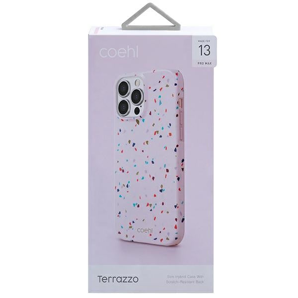 Uniq Coehl Terrazzo case for iPhone 13 Pro Max - pink