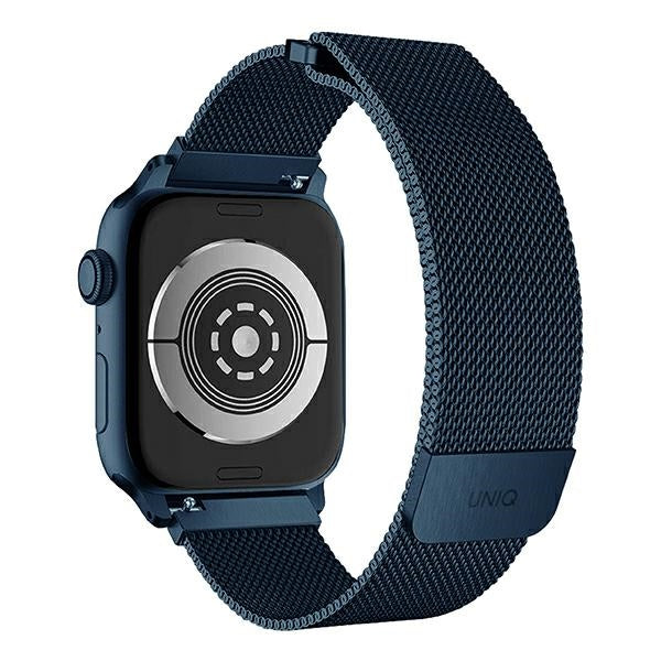 Uniq Dante Stainless Steel Strap for Apple Watch 1/2/3/4/5/6/7/8/SE/SE2 38/40/41mm - Blue