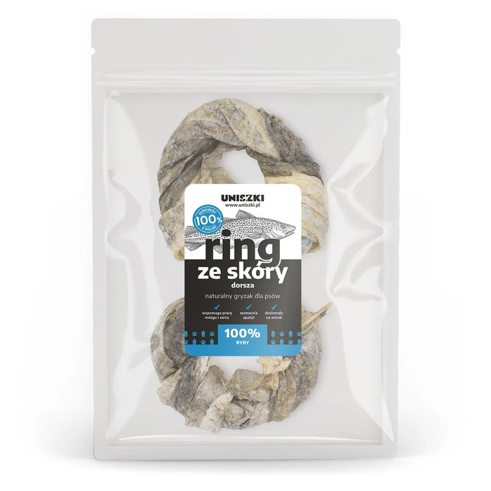 UNISZKI Cod Skin Ring – Dog Treat – 2 pcs