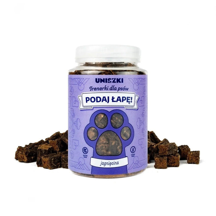 UNISZKI Podaj łapę Lamb - dog treat - 150g