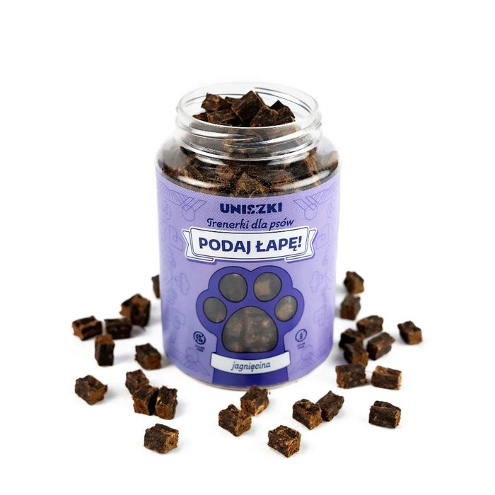 UNISZKI Podaj łapę Lamb - dog treat - 150g