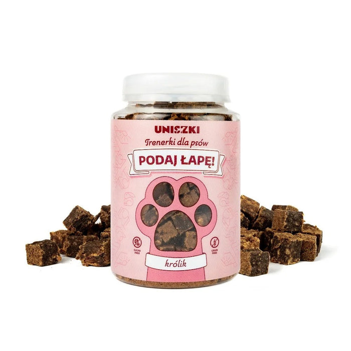 UNISZKI Give Paw Rabbit – dog treat – 210 g