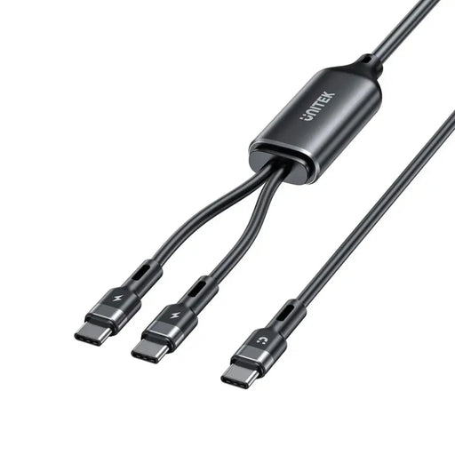 UNITEK USB-C 2-in-1 PD 100W SILICONE CABLE 1.8M - USB cablesKBA-USB<<<Cables and adaptersKBA<<<ActionPL