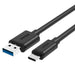 UNITEK Y-C474BK USB cable USB 3.2 Gen 1 (3.1 Gen 1) 1 m USB A USB C Black - USB cablesAKG-KAB<<<GSM