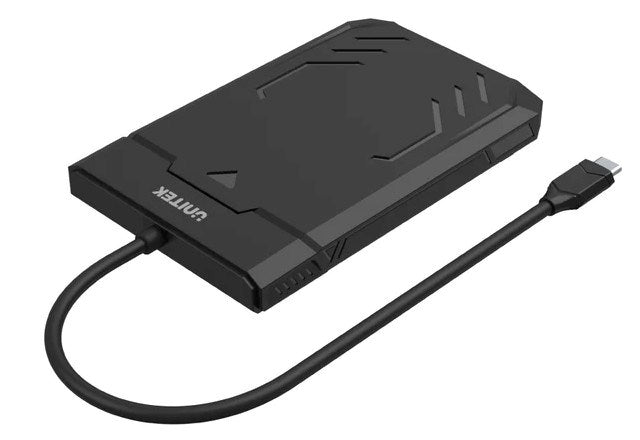 Unitek Y-3036A - DiskGuard Raiden 2.5" USB-C to SATA III 2.5” HDD/SSD Hard Disk Enclosure