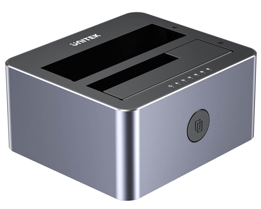 UNITEK CLONING STATION 2X SATA 2.5" 3.5" USBC 10GB