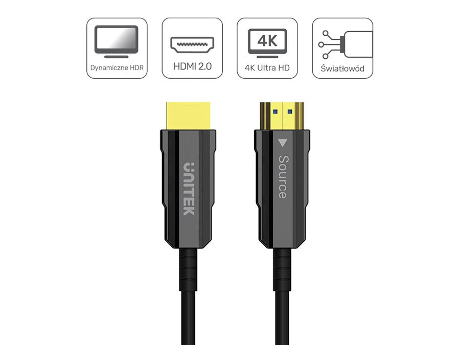 UNITEK HDMI CABLE 2.0 4K 60HZ AOC-20M
