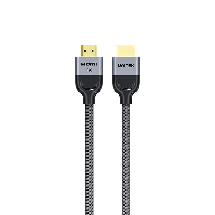 UNITEK 8K Braided Nylon 1M HDMI cable HDMI Type A (Standard) Grey