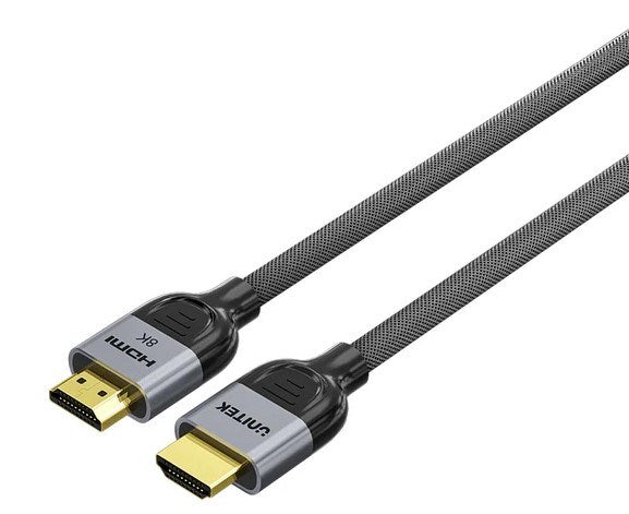 UNITEK 8K Braided Nylon 1M HDMI cable HDMI Type A (Standard) Grey
