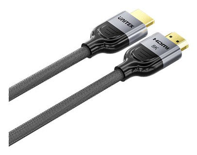 UNITEK 8K Braided Nylon 2M HDMI cable HDMI Type A (Standard) Grey