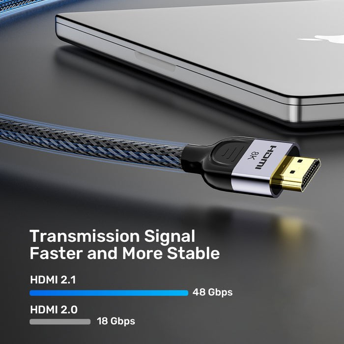 UNITEK HDMI 2.1 8K LUX OPLOT CABLE 10M