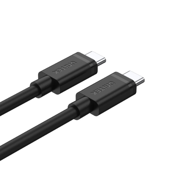 UNITEK Y-C477BK01-2M USB cable USB 3.2 Gen 1 (3.1 Gen 1) USB C 5 Gbit/s 60 W Black