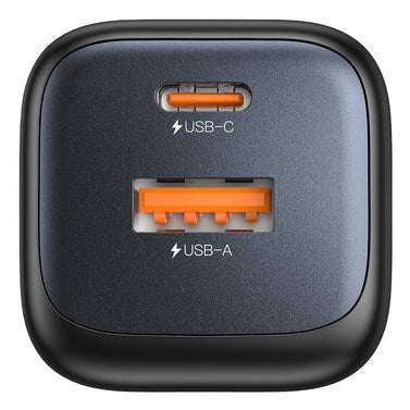 UNITEK 2x GAN 20W mains charger, black