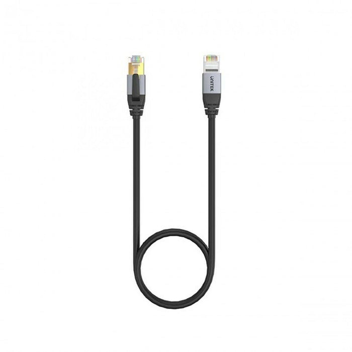 S/FTP Category 8 Rigid Network Cable Unitek C18149AGY03-2M Black 2 m