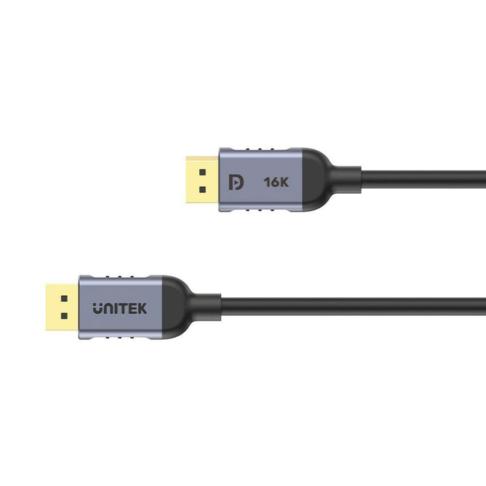 DisplayPort Cable Unitek C1628GY01-2M Black Grey 2 m